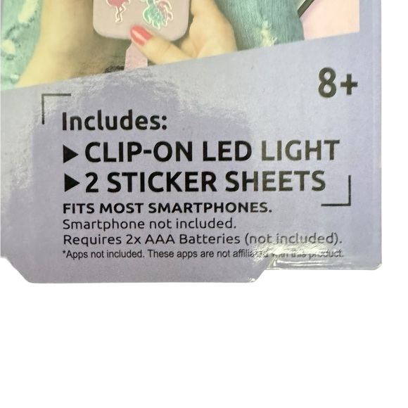 5/$25 NWT Selfie Creator Kit with LED Light and Stickers - Picture 3 of 3